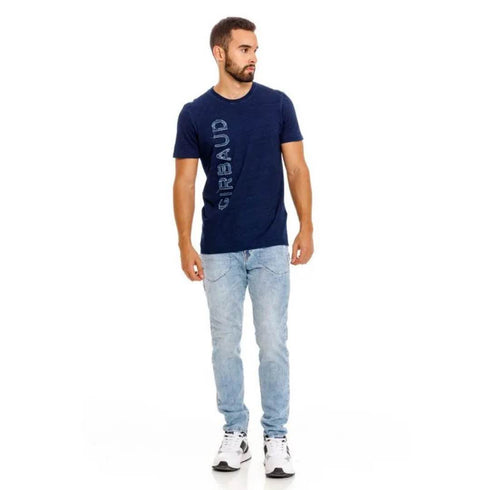CAMISETA AZUL GM1102504N000 GIRBAUD